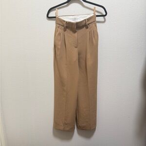 Wilfred Tan Wide-Leg Trousers 00